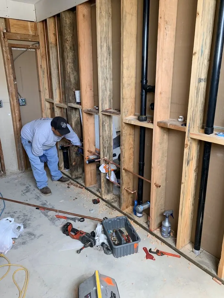 Commercial rough-in plumbing for Gas Line Repair in West Jordan East